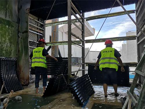 圆形逆流式玻璃钢冷却塔原理与构造(圆形逆流式玻璃